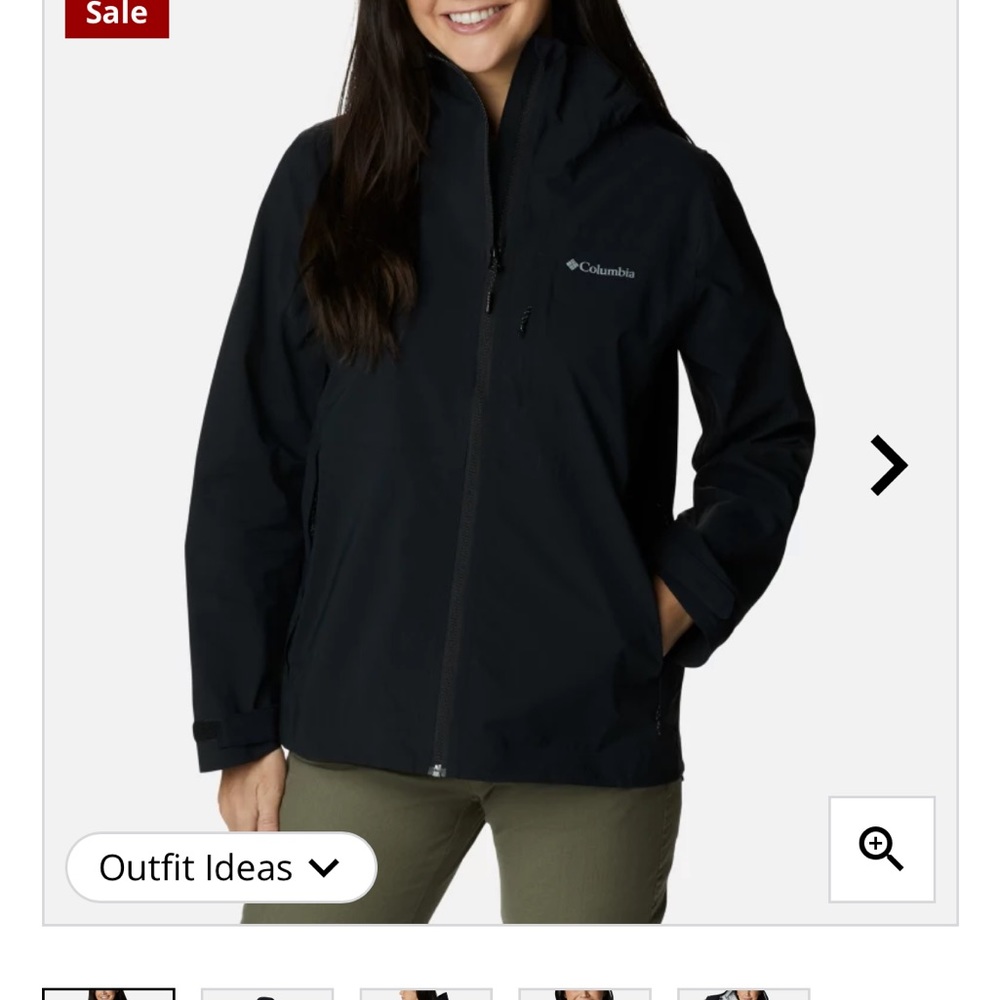NWT Columbia Omni Tech, ampli-dry shell medium